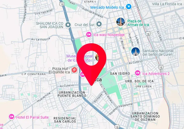 mapa ica