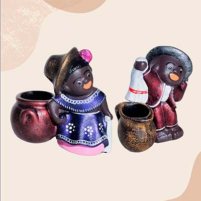 Pareja de Negritos Mondadientes