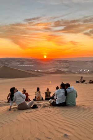 sunset Huacachina