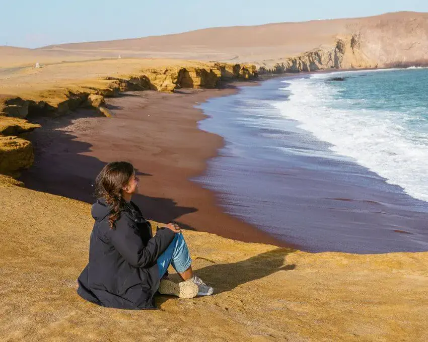 Playa roja
